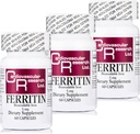 여성과 남성 5 mg 180 캡슐에 대한 심혈관 연구 Ferritin 철 보충 - 3 병 번들