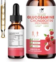 글루코사민 Chondroitin MSM 액체 방울 W/ Turmeric Boswellia Quercetin Bromelain-Vegan, Back, Knee, Hands-Joint 지원 보충교재 지원 건강한 합동, 기동성 & 연비