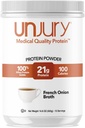 Unjury Whey Protein Powder | French Onion High Protein Soup | 21g 100 % Whey Isolate Protein Powder | 저탄소 및 락토스 무료 | 글루텐 프리 | 인증 고허 | 15 인분