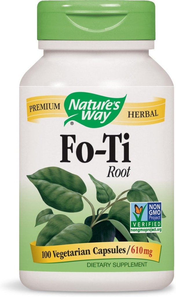 자연의 방법 Fo-Ti 뿌리 610 mg, 100 채식 캡슐, 2 팩