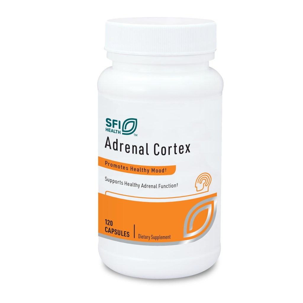 Klaire Labs SFI 건강 Adrenal 외피 - Cortisol 건강을 위한 표적된 Adrenal 지원 보충교재 - Pasture-Fed Bovine (120의 캡슐)에서, BSE 자유로운 냉동 건조된 추출물