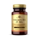 Solgar 비타민 B6 25 mg, 100 정제 - 에너지 대사, 심장 건강 및 건강한 신경 시스템 지원 - B Complex Supplement - Vegan, 글루텐 무료, Dairy 무료, Kosher - 100 서빙