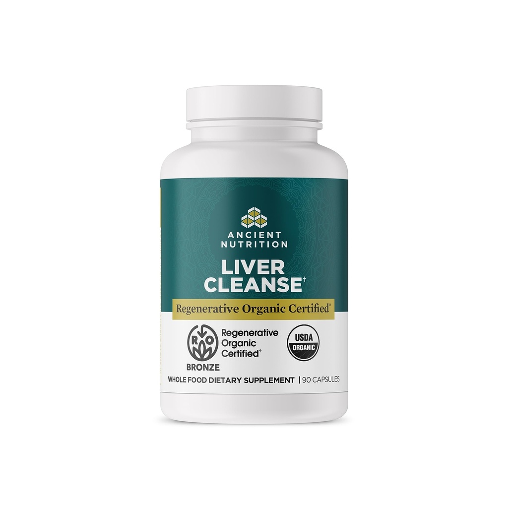 고대 영양 Regenerative 유기 공인 간호자 Cleanse 보충교재, 우유 이틀, Burdock 뿌리 & Reishi for Optimal Liver Support, 글루텐 무료, 90 카운트