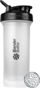 BlenderBottle Classic V2 Shaker Bottle Perfect for Protein Shakes and Pre Workout, 45-Ounce, 클리어/블랙