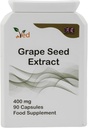 Ved OPC 포도씨 추출물 캡슐, Min. 95% Oligomeric Proanthocyanidins, 400 mg 90 Vegan 캡슐 (3 달 공급)