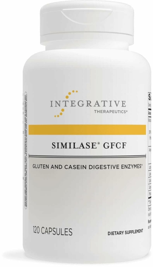 통합 Therapeutics Similase GFCF - 성인을 위한 소화 효소 보충교재 - 지원 Casein & 글루텐 소화* - 가스 & 부유 지원* - 낙농장 자유로운 & 채식주의자 - 120 조사 (60의 서빙)