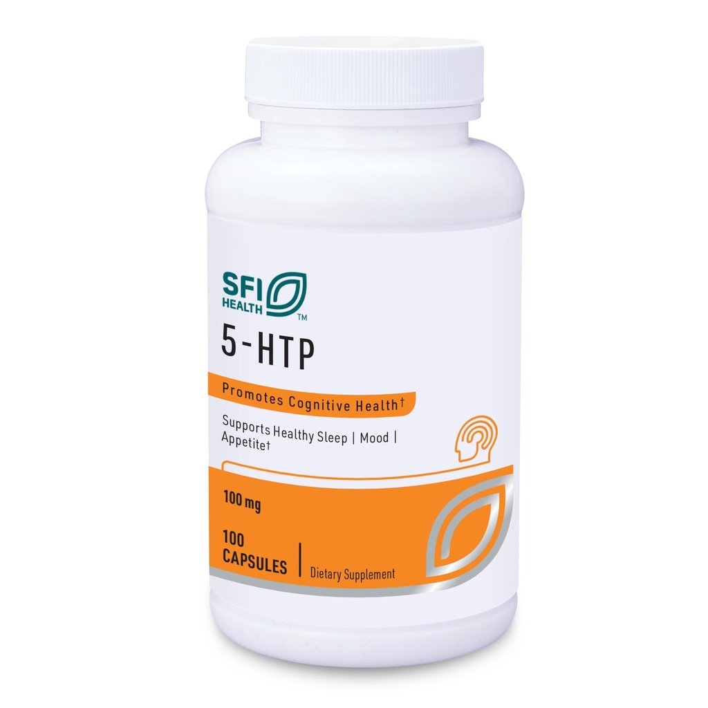 Klaire Labs SFI 건강 5-HTP 100 mg - Griffonia Seed Extract의 Hypoallergenic 5-HTP - Hydroxytryptophan Serotonin 지원은 Mood (100 캡슐)를 홍보하기 위해 보충합니다.