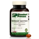 Standard Process Soybean Lecithin - 두뇌 건강 지원 보충교재 - Soybean Lecithin - 240 Softgels의 필수 지방산을 가진 영양 전체적인 음식 기초 보충교재