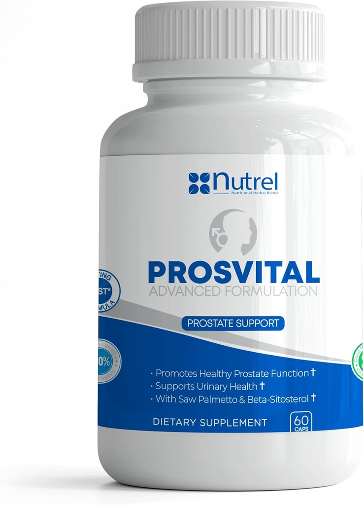 일반 Nutrel Prosvital, 남자, 60 캡슐에 대 한 전립선 보충, 톱 Palmetto와 베타 Sitosterol, 프로state 웰빙 촉진