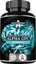 APOLLO의 매일 복용량 당 HEGEMONY 알파 GPC 600mg - 90 Vegan Choline 캡슐 - 99% Choline Alfoscerate Dietary 보충교재 - Lipid Choline - 기억과 농도 캡슐
