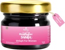 여성을위한 자연의 Vibe 순수 Shilajit - 에너지, 힘, 여성 호르몬 균형, Ashoka, Shatavari 및 Chastberry와 골드 등급 Shilajit 수지 - 85 + 광물 - 60 서빙
