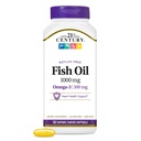 물고기 기름 1000 mg 90 Enteric 입히는 Softgels, 21st 세기