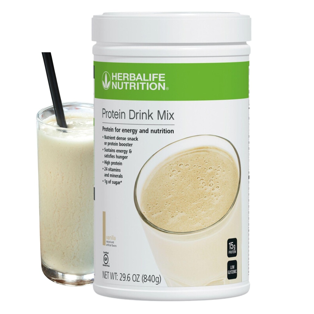초본 HERBALIFE 단백질 음료 혼합: 바닐라 맛 840g의 영양성 건강한 식사, 단백질