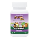 NaturesPlus Animal Parade AcidophiKidz, Berry flavor - 90 Chewable, 동물 모양 정제 - Probiotics, FOS 및 포도 씨앗 - 90 총 서빙