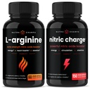NutraChamps L-Arginine 캡슐 및 Nitric 충전 캡슐 2 팩 번들