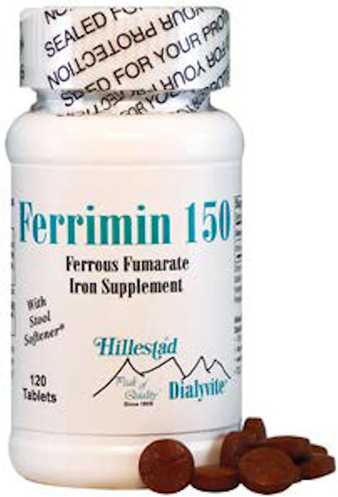 Dialyvite - Ferrous Fumarate - Ferrimin 150-120 정제 (2)