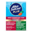 Alka-Seltzer Plus 최대 강도 PowerMax Sinus Congestion & Pain Medicine, Day + Night Liquid Gels - 냉방 및 불을위한 강력한 구호, 성인 및 어린이 12 +를위한 Sinus Congestion 년, 24 조사