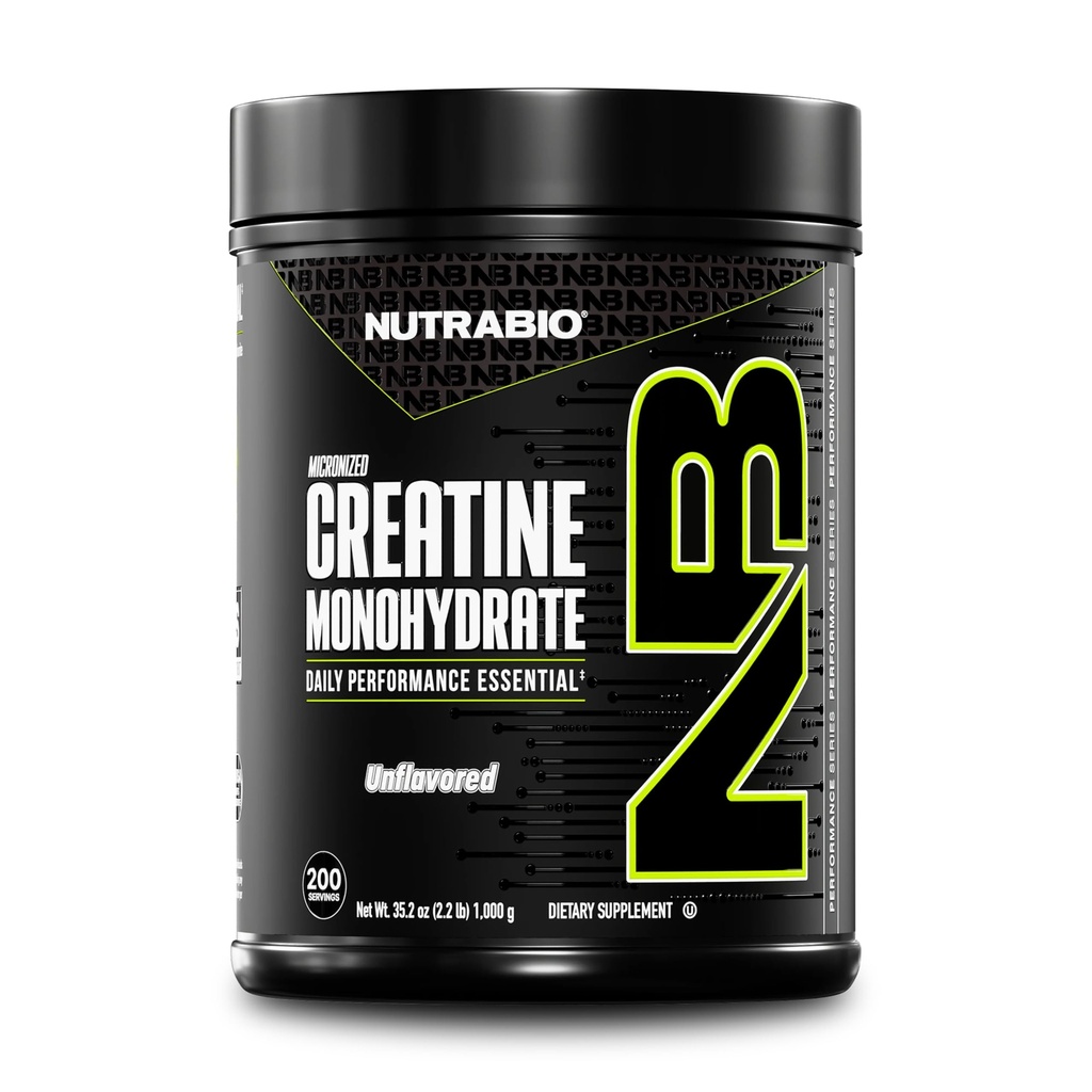 NutraBio 순수한 Micronized Creatine Monohydrate 분말 보충교재, Unflavored, (1000 g) - 대량 근육 에너지, 회복 및 힘 지원 - HPLC는 남자와 여자를 위한 크레아틴 분말 보충교재를 시험했습니다