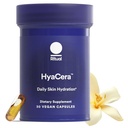 Ritual HyaCera Skin Supplement for Wrinkle Support, Hyabest® 및 Ceratiq® for Skin Hydration Support, Hyaluronic Acid, Glycolipids, Ceramides, 글루텐 프리, 비 GMO, 바닐라 에센스, 30 일 공급