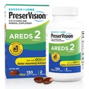 PreserVision는 비타민 C, 비타민 E, 아연 및 구리, 130 Softgels (Minigels)를 가진 2개의 눈 비타민, #1개의 눈 의사 추천된 상표, Lutein 및 Zeaxanthin 보충교재입니다