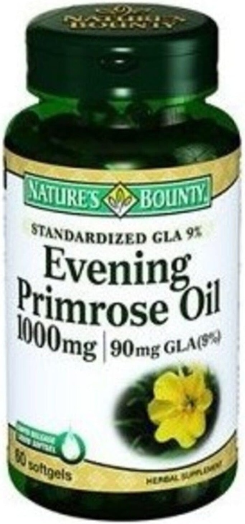 자연의 Bounty 저녁 Primrose 기름, 90mg, 60 Softgels (포장 3)