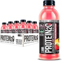 Protein2o + Electrolytes, 낮은 칼로리 단백질 주입 물, 15g Whey Protein Isolate, Strawberry Banana, 16.91 fl oz (12 팩)
