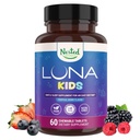 LUNA Kids | 어린이용 #1 Sleep Aid Tablets & Sensitive Adults | Naturally Sourced Ingredients | 60 x Chewable Pills | Gentle, Chamomile, Melatonin, Valerian & Lemon Balm의 초본 보충