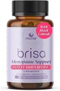 Munar Brisa Menopause 지원 - 우유 이틀, Vitex, Black Cohosh 및 Rhubarb와 여성을위한 호르몬 균형. Hot Flashes, Boosts Energy, Liver Detox – 30 일 공급 (60 캡슐)