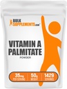 BulkSupplements.com 비타민 A Palmitate 분말 - Retinol Palmitate, 비타민 A 보충 Immune & 눈 지원 - 글루텐 무료, 서빙 당 35mg, 50g (1.8 oz) (1의 포장)