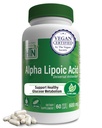 건강 목 영양 알파 Lipoic 산 600mg 60 서빙 | 인증 된 채식 | 범용 산화 방지제 | Non-GMO, 3rd Party Tested, Hypoallergenic, 글루텐 무료, 콩 무료 ALA 캡슐