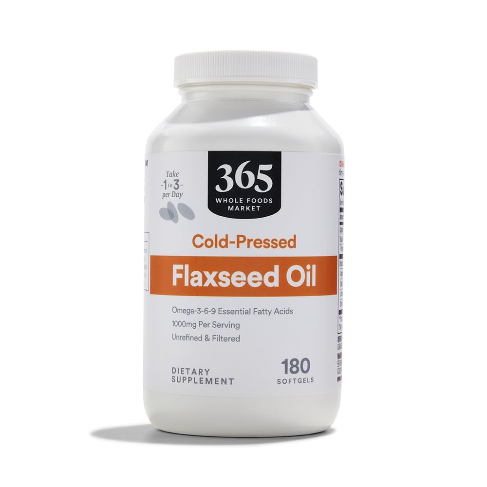 365 전체 식품 시장, Flax Seed Oil, 180 조사