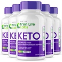 rize 실험실 - - 트림 라이프 랩 케토 캡슐 - 체중 감량 알약 - 최대 힘 공식, Keto + ACV 보충 (300 캡슐) 지원