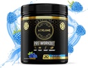 Pre Workout Powder Blue Raspberry Performance Blend- Energy with Caffeine, L-Citrulline, Beta Alaline, Himalayan Pink Salt - 인공 염료 없음 (30 인분)