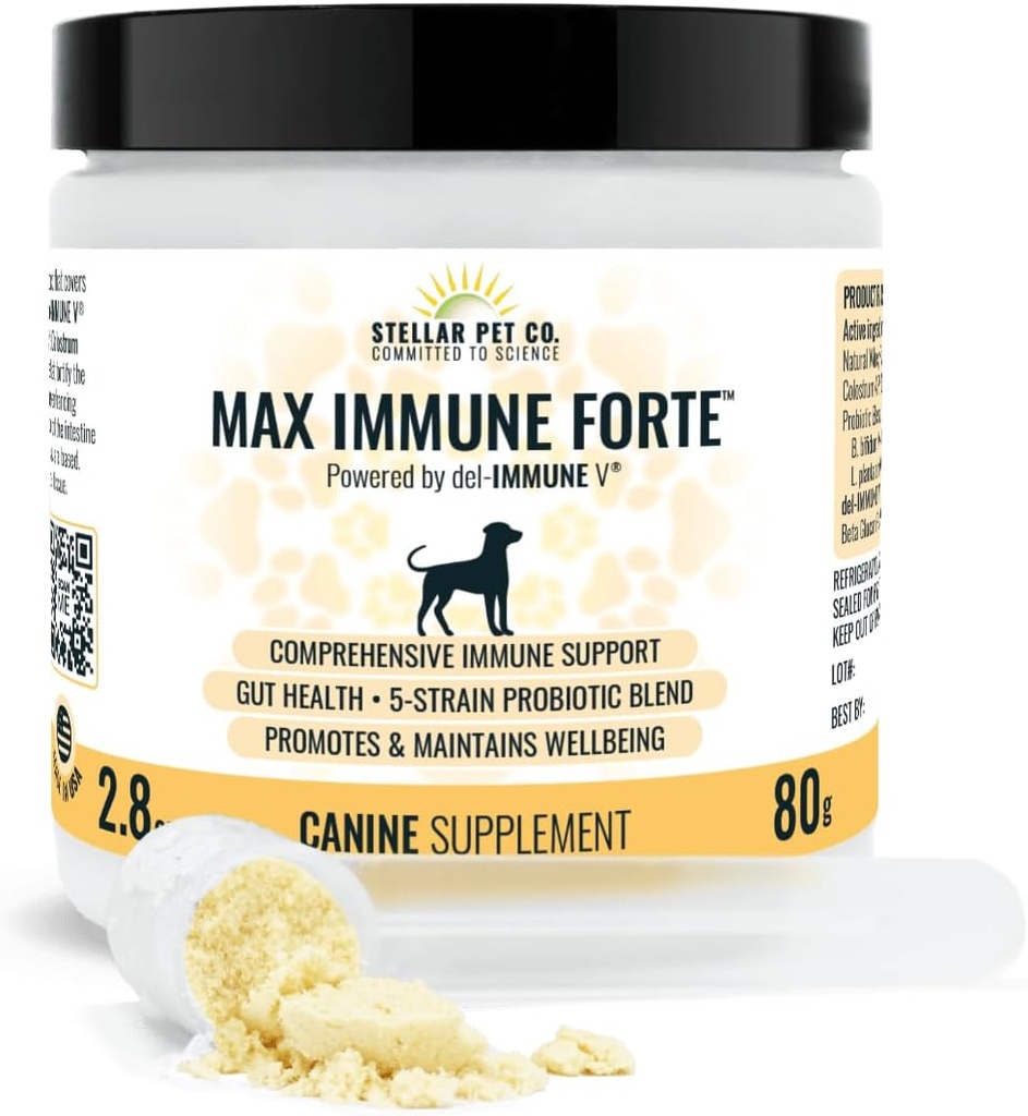 스텔라 바이오틱스 - Dogs의 Max Immune ForteTM (Powered by del-Immune V)
