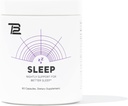 TB12 수면 - Magnesium, L-Theanine, Chamomile, GABA 및 Melatonin과 함께 수면 보충, 휴식 촉진, 수면 질을 향상시킵니다. 스트레스와 무드의 밤 지원