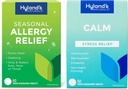 Hyland의 실내 및 실외, 비 Drowsy Seasonal Allergy Relief Pills 60 CT 및 Calm Tablets, Anxiousness, Nervousness, Stress 및 Irritability 50 CT의 자연 구호