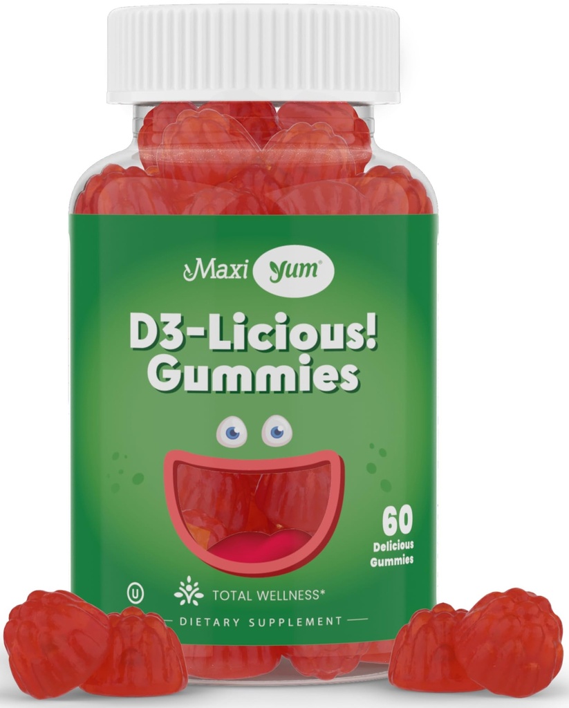 맥시 건강 비타민 D Gummies (60 Gummies)