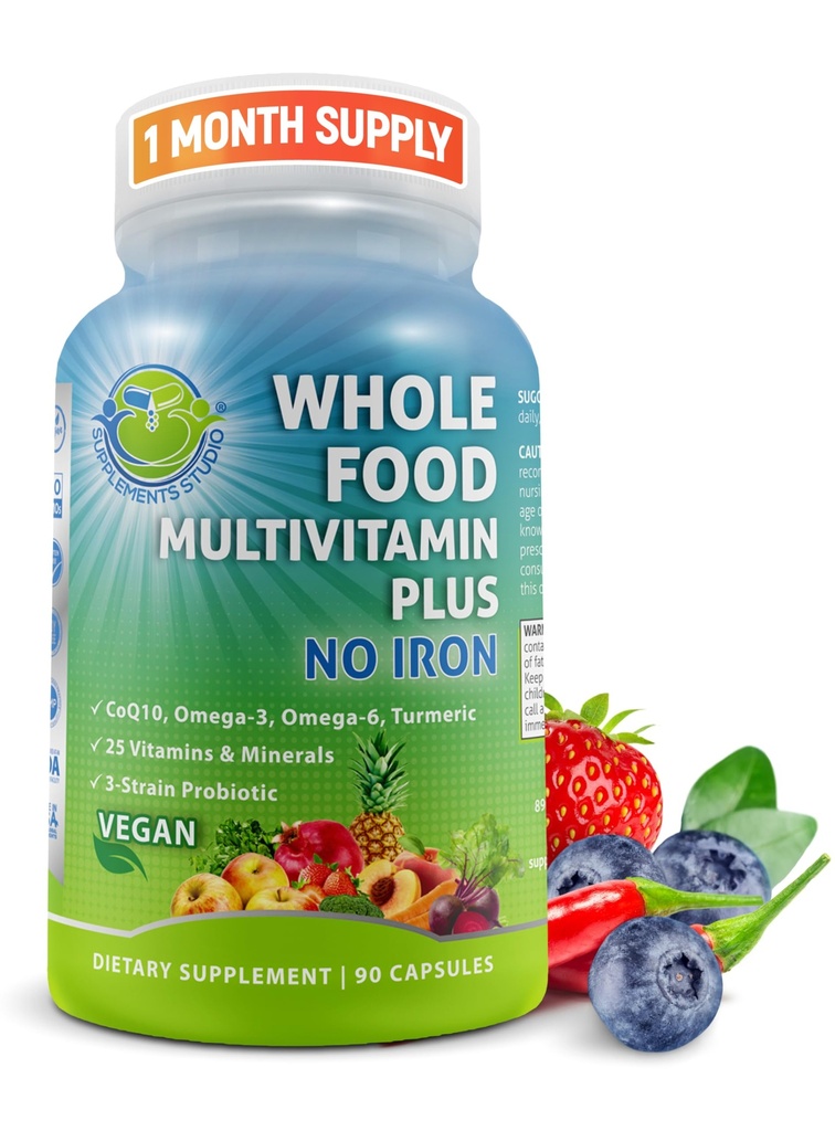 Vegan 전체적인 음식 철 없이 매일 Multivitamin, 여자와 남자를 위한 메틸을 입힌 Multivitamin, 과일 & 야채, B 혼합, Probiotics, 효소, CoQ10, 오메가, 심황, 비 GMO, 90 조사
