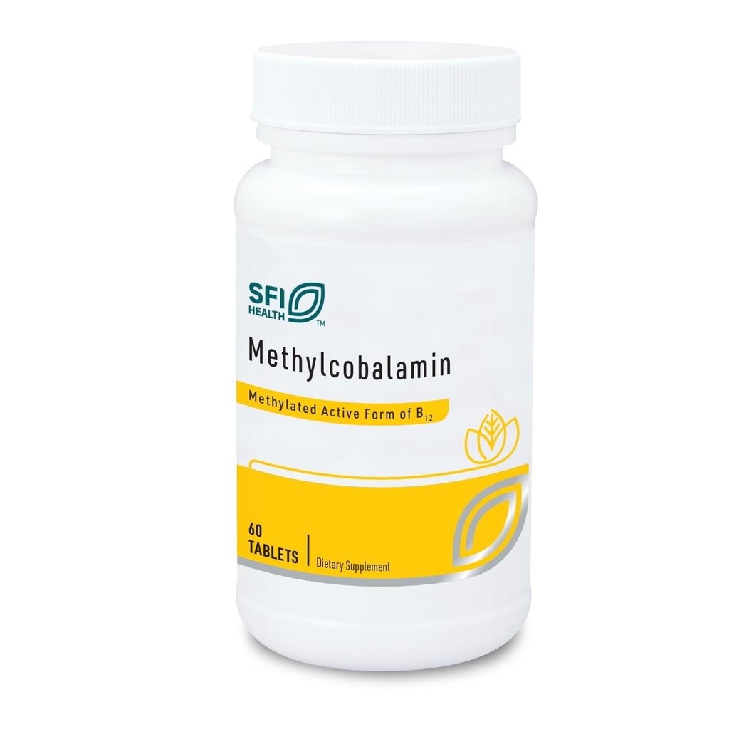 Klaire Labs SFI 건강 Methylcobalamin Lozenges - 증명 & 심장 혈관 지원, Hypoallergenic & 자연적인 버찌 맛 (60 빠른 용해 정제)를 위한 5000 미크론 비타민 B12