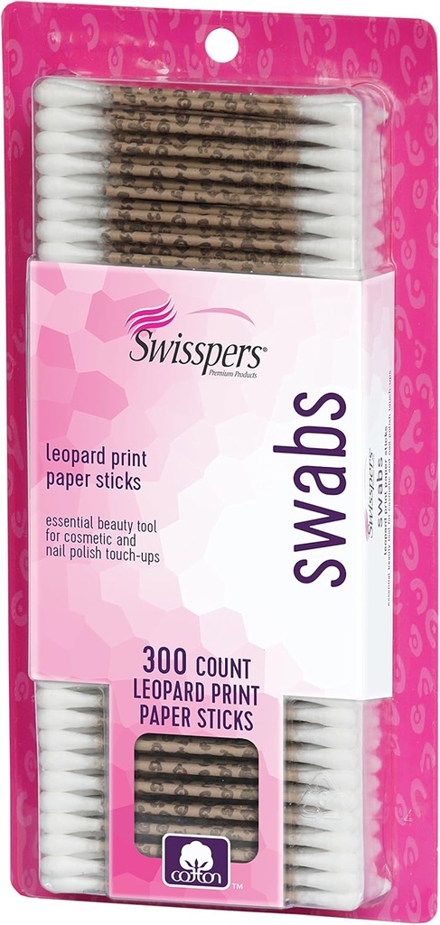 Dulcolax Stimulant Laxative Tablets (100 개) Gentle Overnight Constipation Relief & Swisspers Premium Cotton Swabs, 300 개 팩