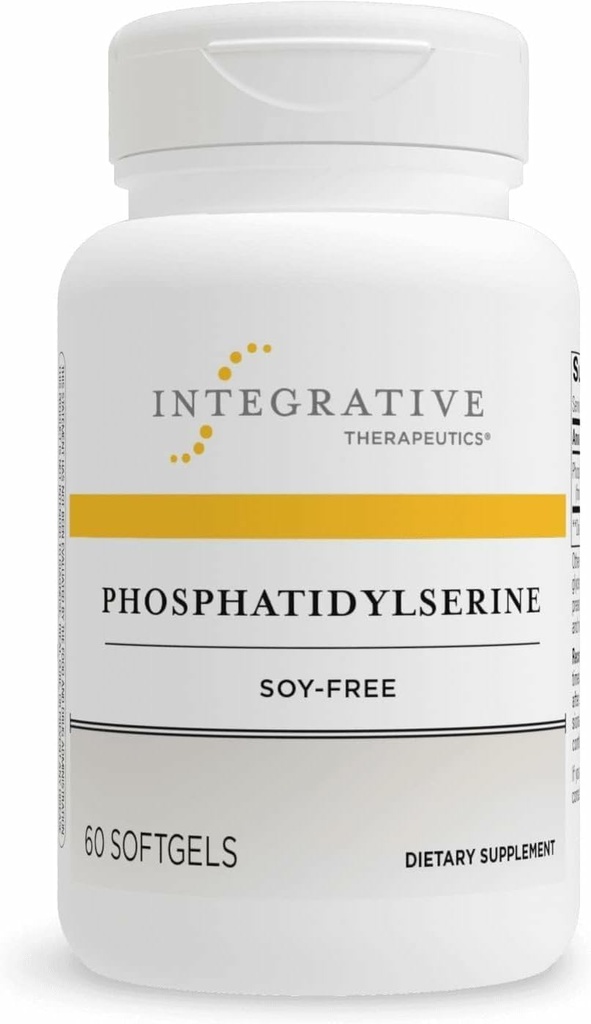 통합 Therapeutics Phosphatidylserine - 두뇌 기능 지원 보충교재 * - 건강한 긴장 응답을 지원하십시오* - 글루텐 자유로운, Soy 자유로운 & 낙농 자유로운 - 60 Softgels (60의 서빙)
