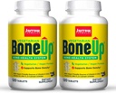 Jarrow Formulas BoneUp 채식 - 120 정제, 2 팩 - 뼈 건강을위한 채식 / 채식 보충 - 비타민 D3, 비타민 K2 (M MK-7) 및 칼슘 - 120 총 서빙
