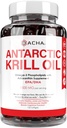 프리미엄 남극 Krill 오일 보충 Softgels– 1500 mg 천연 오메가-3, Astaxanthin 및 Phospholipids 120 소프트 젤, 180mg EPA & 120mg DHA Immune, 메모리 지원, 심장 건강 비 GMO