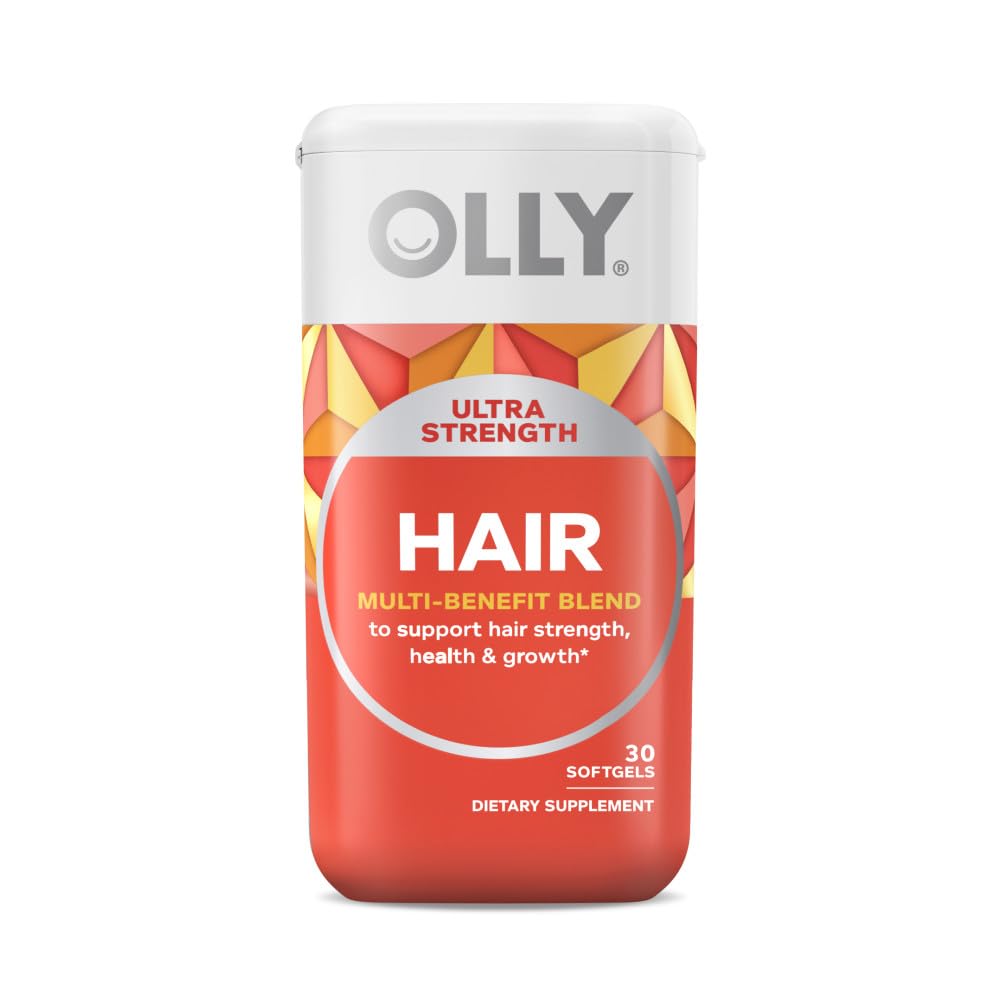 OLLY Hair and Skin Vitamin Bundle - Biotin, Keratin, Vitamins B12, D 및 Flawless Complexion Gummy with Vitamin A, E, Clear Skin 아연 - 30 및 50 카운트