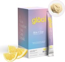 Gloci 피부 + Gut - Probiotic DE111 - 히알루 론산, 마그네슘, 비타민 C, 아연, 코코넛 물 분말 - 라디언트 피부, 과트 건강, 히드라 - 30 조사를 위한 임상으로 장식된 Probiotic