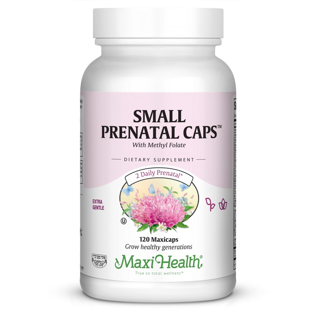 메틸 Folate 120 ct를 가진 Maxi 작은 Prenatal 캡슐
