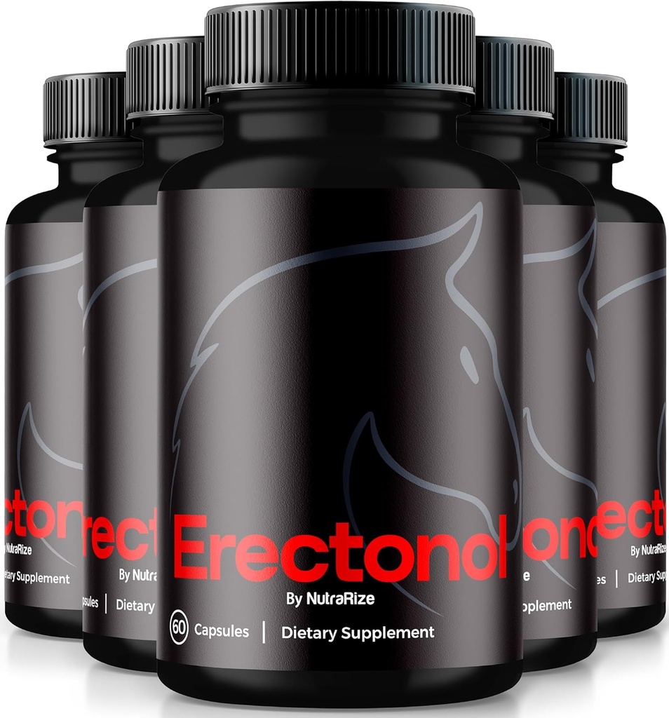 (5 팩) 남자를위한 Erectonol 캡슐, Erectonol Male Dietary Supplement, 남성의 웰빙 및 피크 성능을위한 매일 공식, Active Lifestyle을위한 고급 공식 알약, 리뷰 (300 캡슐)