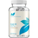 BioPerine를 가진 CoQ10 200mg - 심장 에너지와 노후화 지원을 위한 강화된 흡수 Coenzyme Q10 200mg 유력한 산화 방지제 - 높은 안정성 CoQ10 Ubiquinone 모자 - cGMP 미국 실험실 (200의 서빙)에서 만드는
