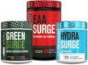 Jacked 공장 녹색 큰 파도 녹색 Superfood 분말, Hydrasurge Electrolyte Hydration 보충교재, EAA 큰 파도 EAA 보충교재