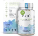 esmé menomé Mind - 매일 영양 지원 전에, 멘토 후 - 60 캡슐의 2 개월 공급, ashwagandha 및 Gingko biloba 포함